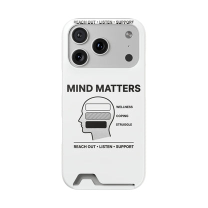 Mind Matters Phone Card Case — Mental Health Awareness Card Holder Case