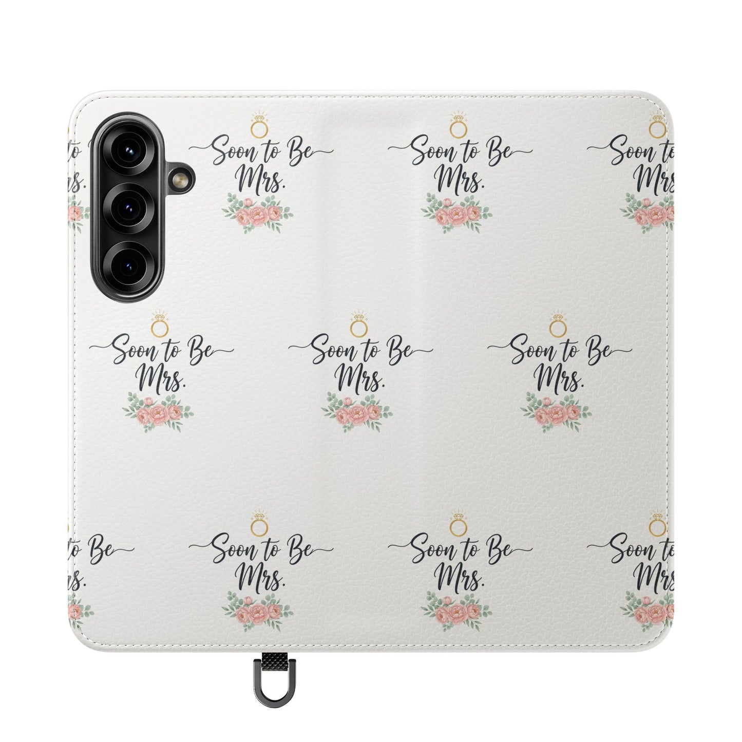 Flip Case — 'Soon to Be Mrs.' Floral Ring Phone Wallet