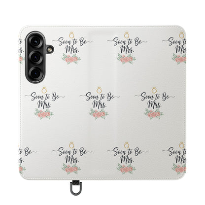 Flip Case — 'Soon to Be Mrs.' Floral Ring Phone Wallet