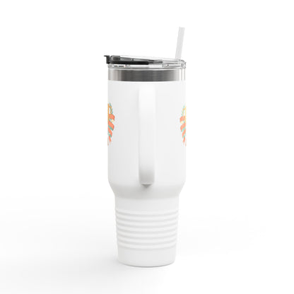 40oz Insulated Travel Mug — "Mom of the Year" Trophy Design