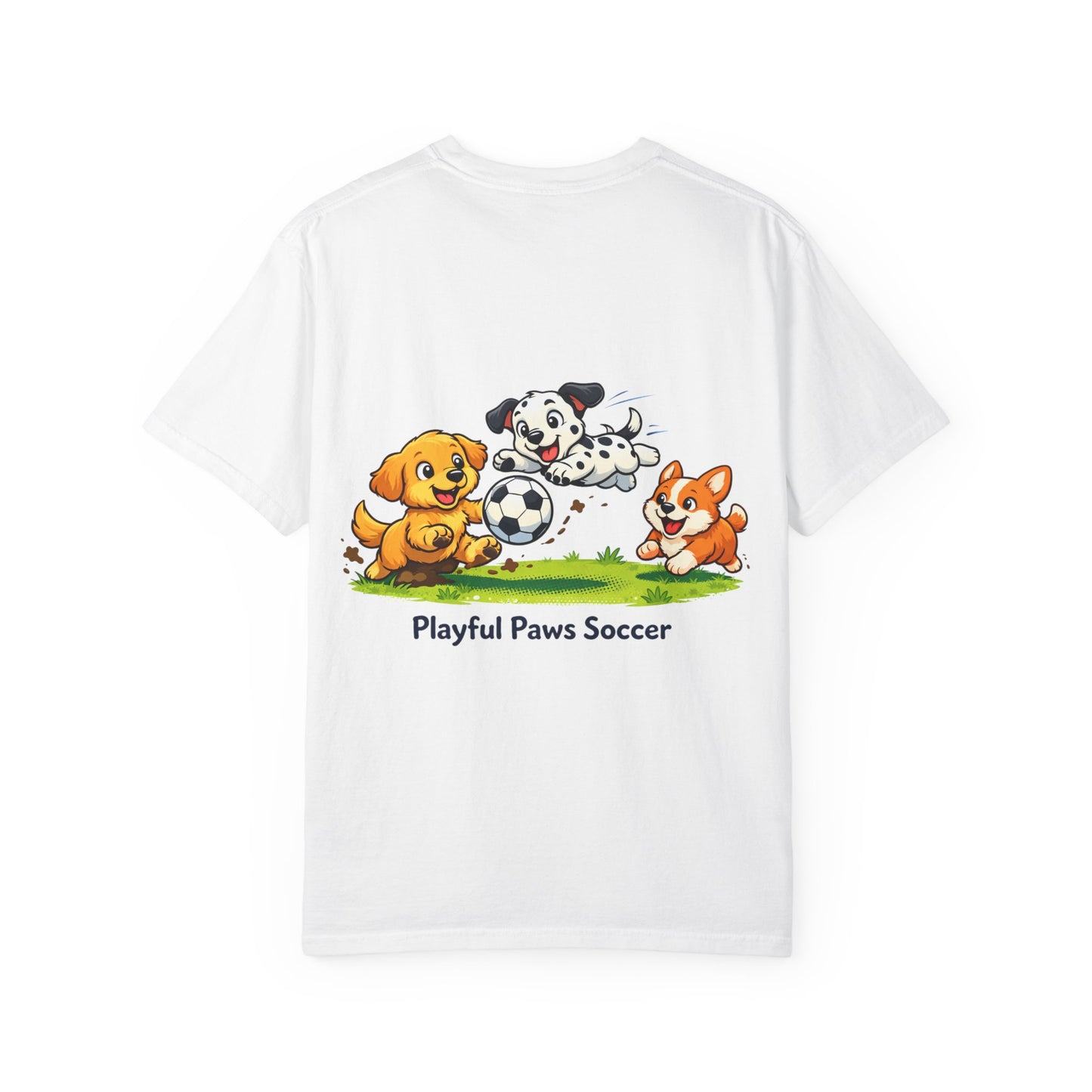 T-Shirt — Playful Paws Soccer Kids Tee