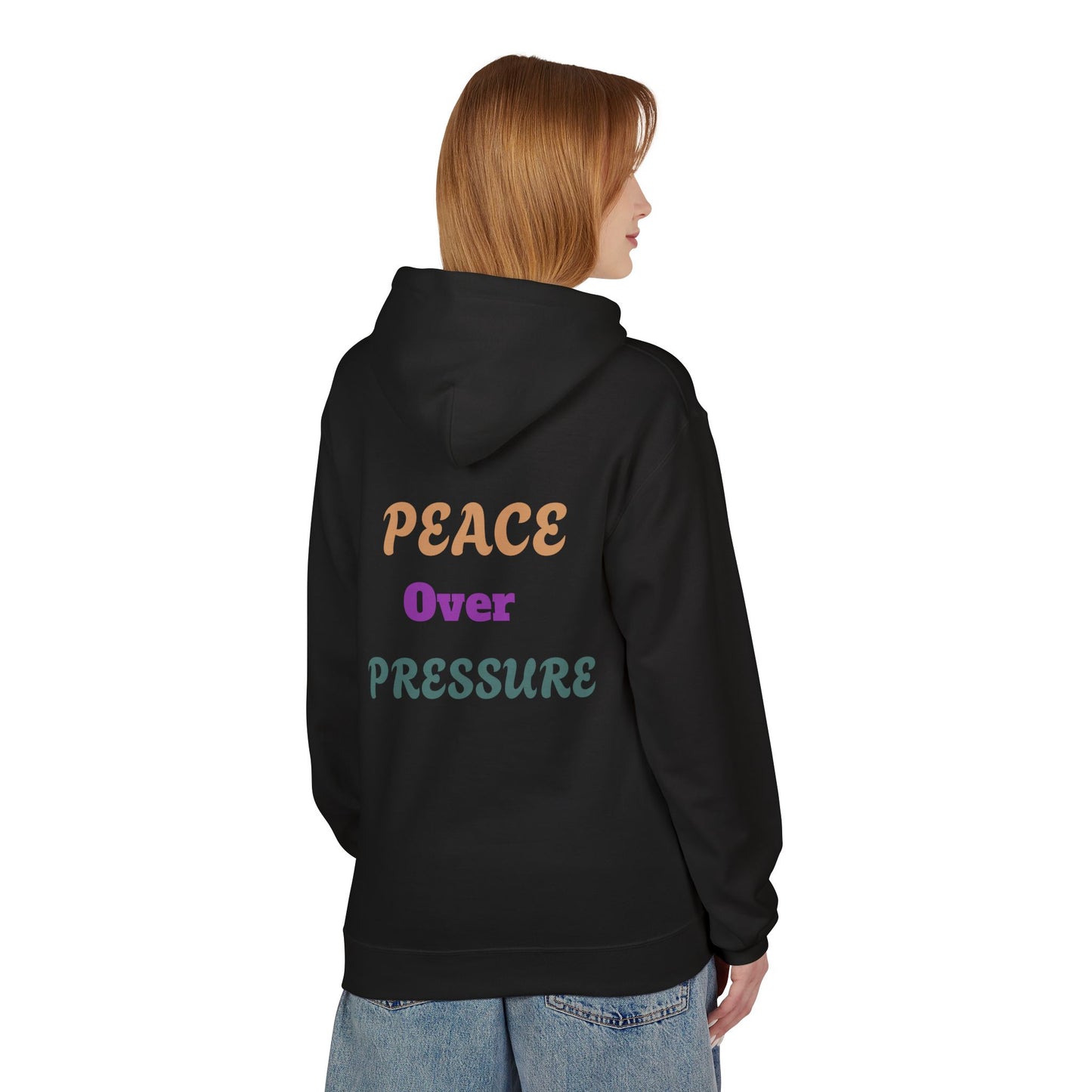 Peace Over Pressure Hoodie — Retro Dove Graphic Comfort Pullover