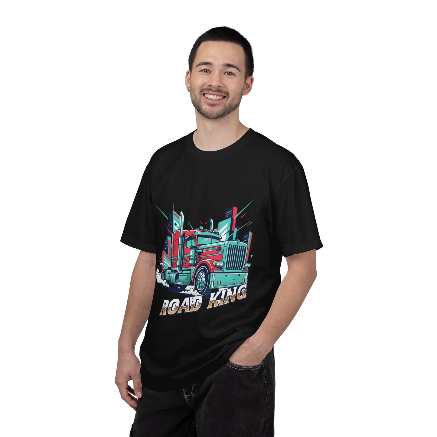 Road King Trucker T-Shirt — Retro Semi Truck Graphic Tee