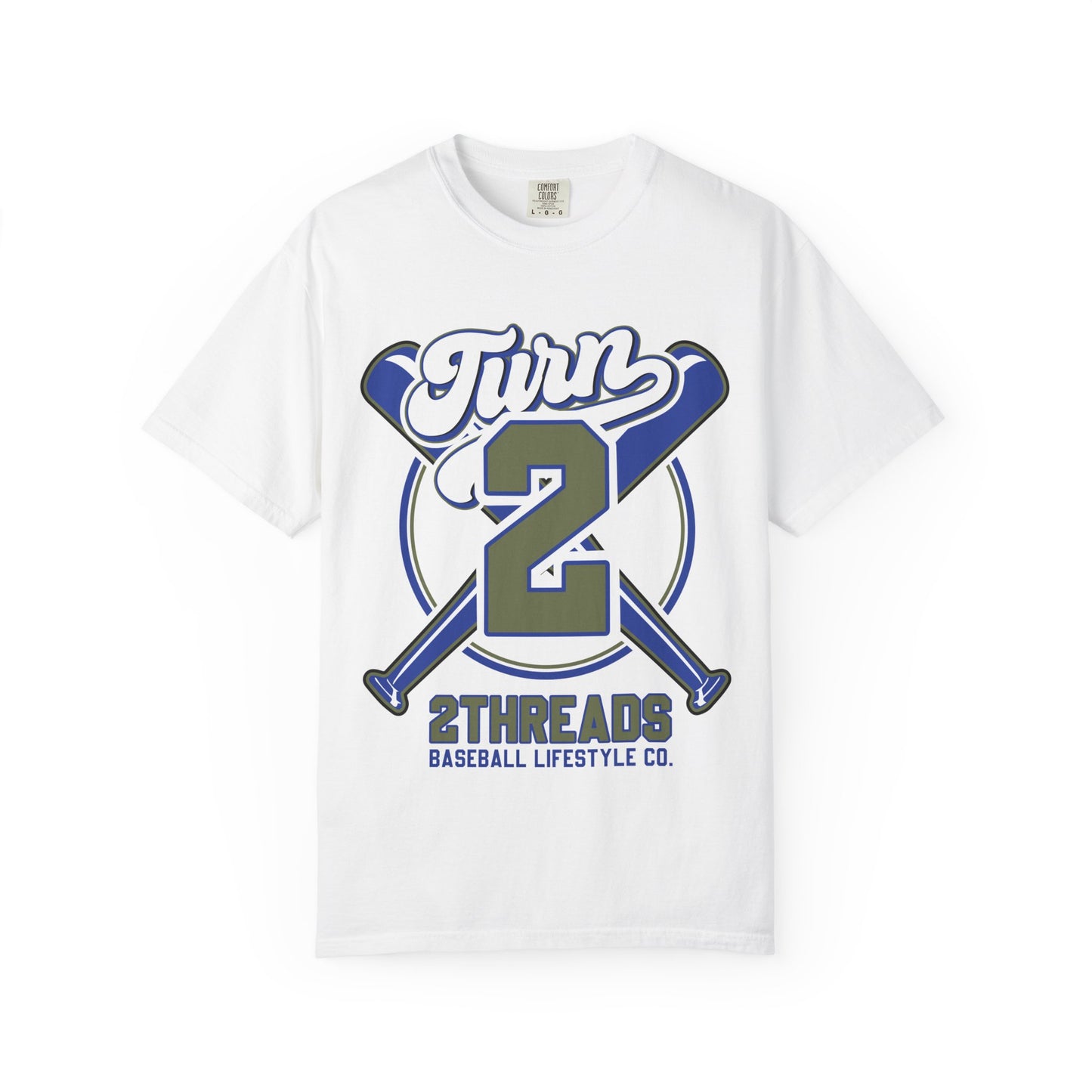 Turn 2 Baseball Graphic T-Shirt — 2Threads Athletic Tee - Merit Sell