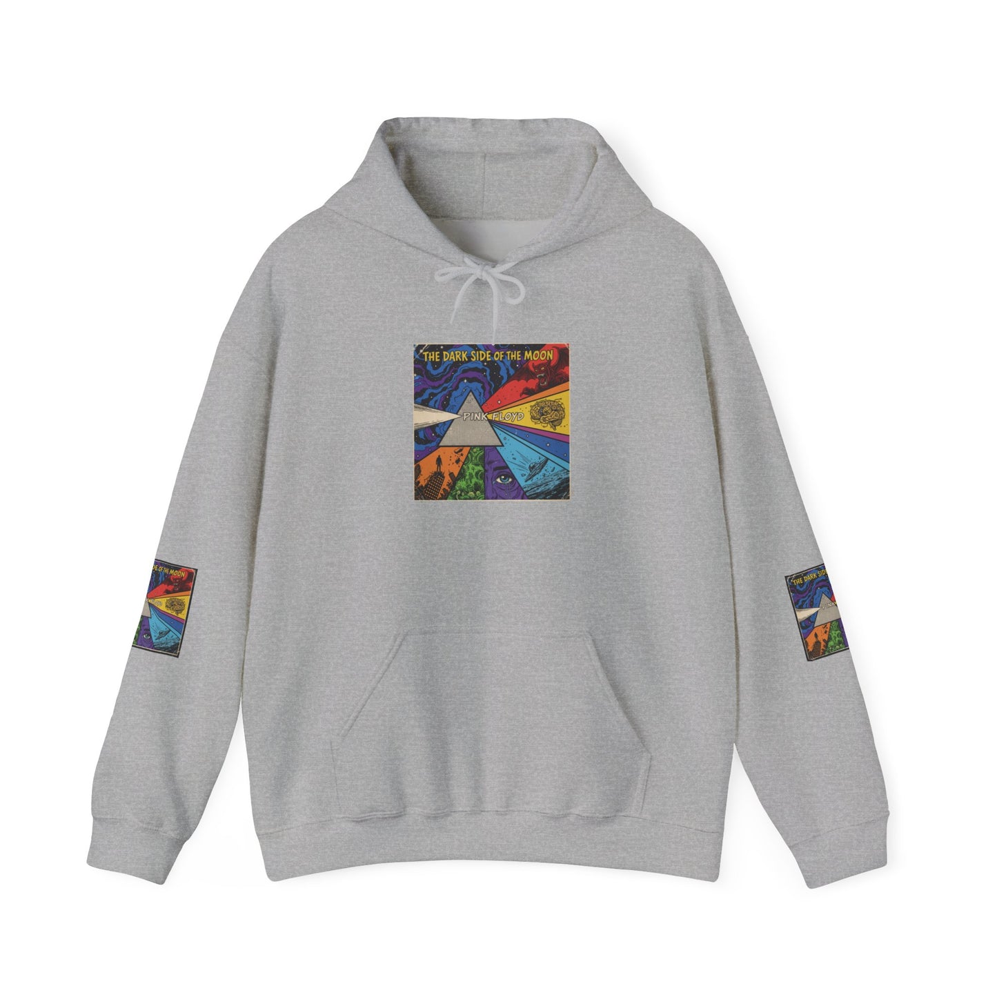 Psychedelic Prism Hoodie — Colorful Surreal Art Pullover