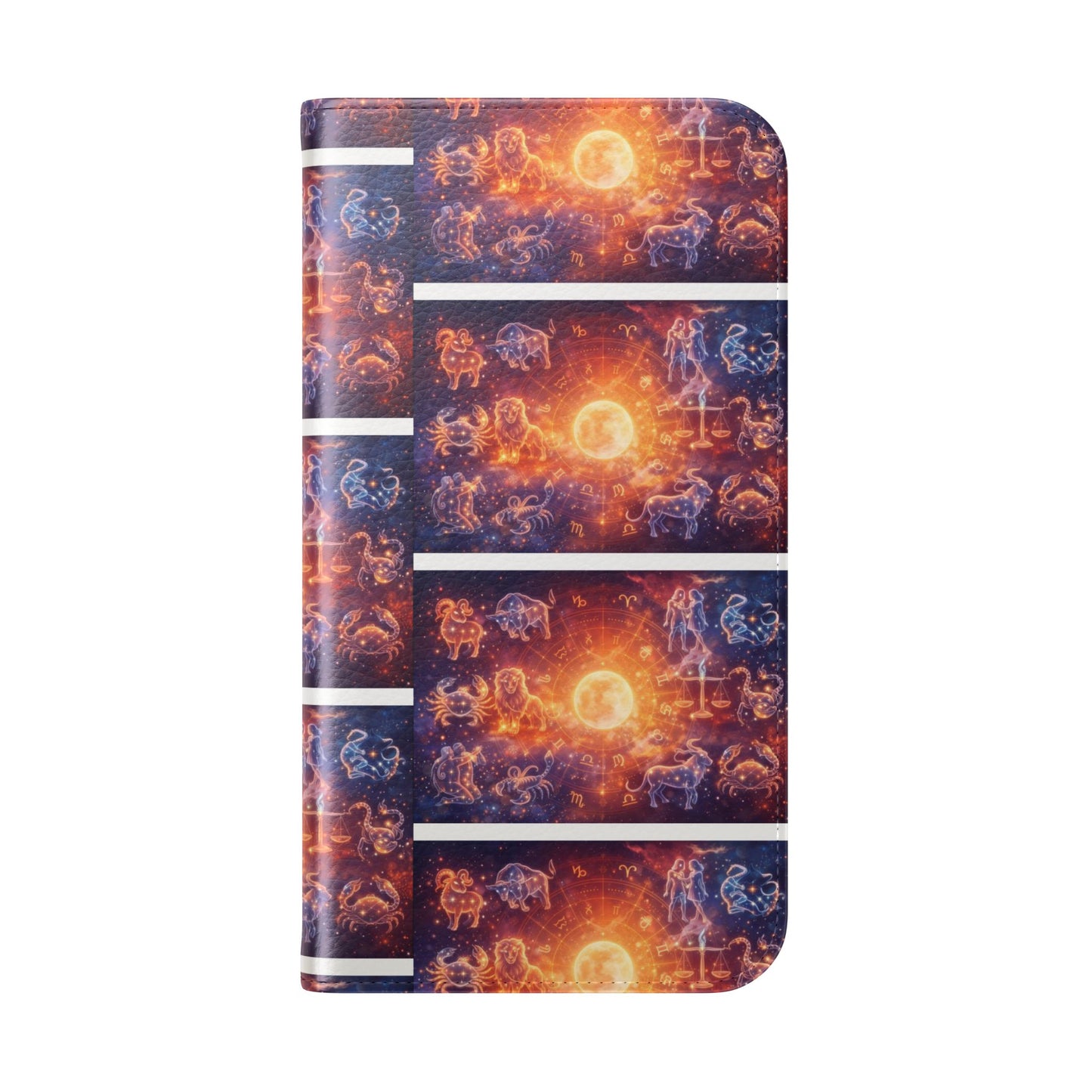 Sunrise Cosmos Flip Phone Case — Celestial Galaxy Wallet Flip Case