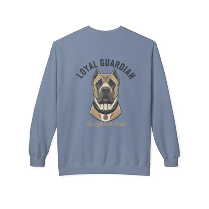 Loyal Guardian Sweatshirt — "Strength with Heart" Dog Crewneck