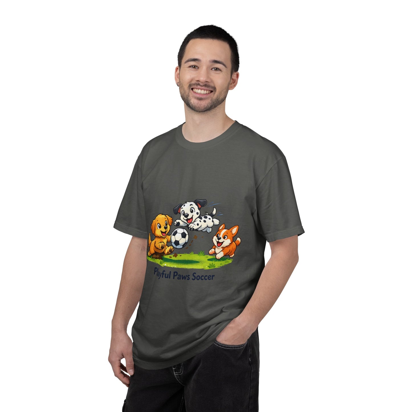 T-Shirt — Playful Paws Soccer Kids Tee