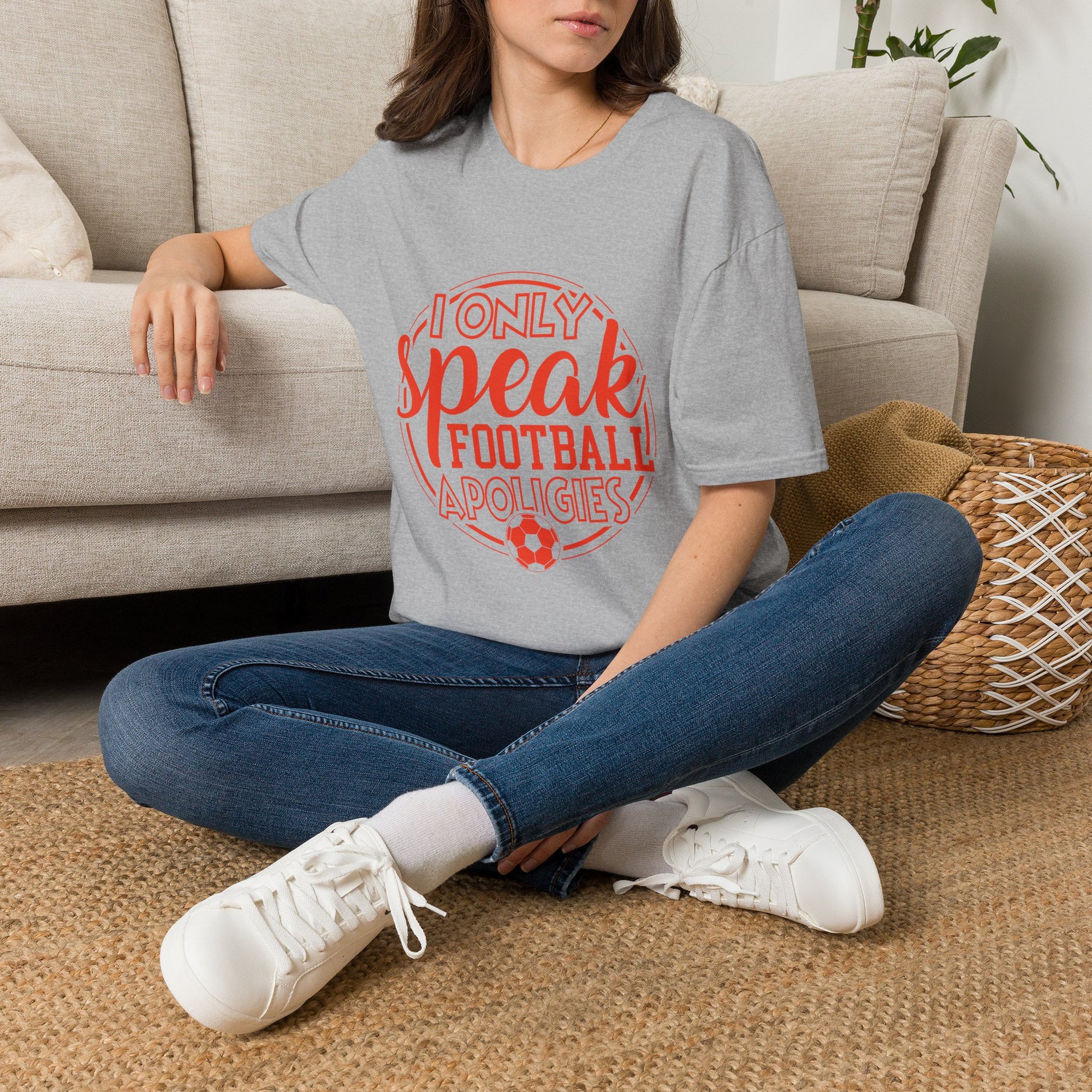 I Only Speak Football T-Shirt — Soccer Fan Graphic Tee - Merit Sell