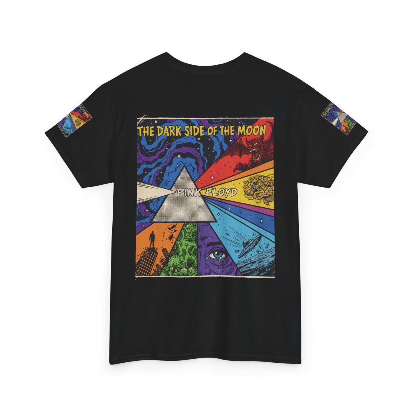 Retro Psychedelic 'The Dark Side of the Moon' Tee
