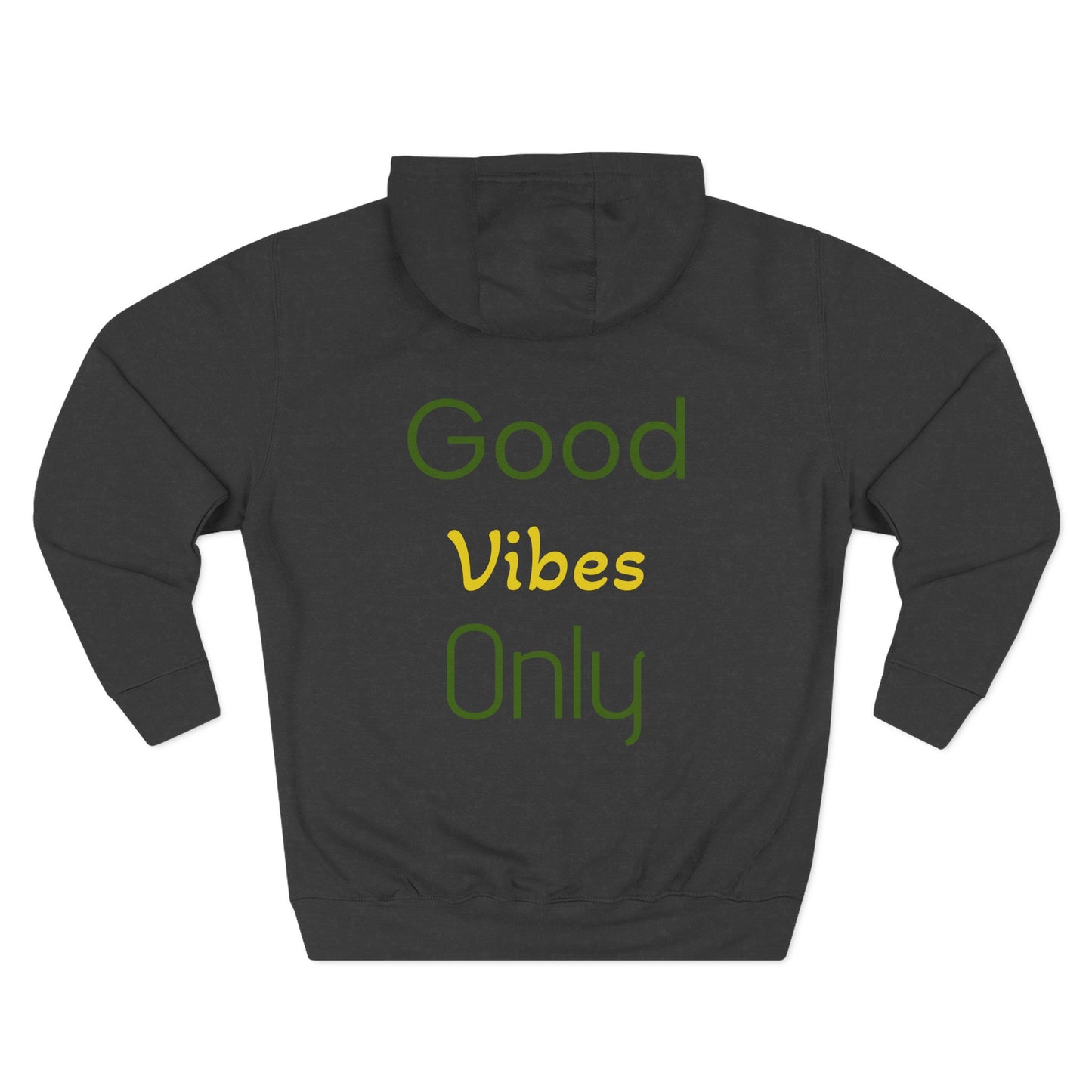 Good Vibes Only Hoodie — Retro Cassette Graphic Fleece Hoodie
