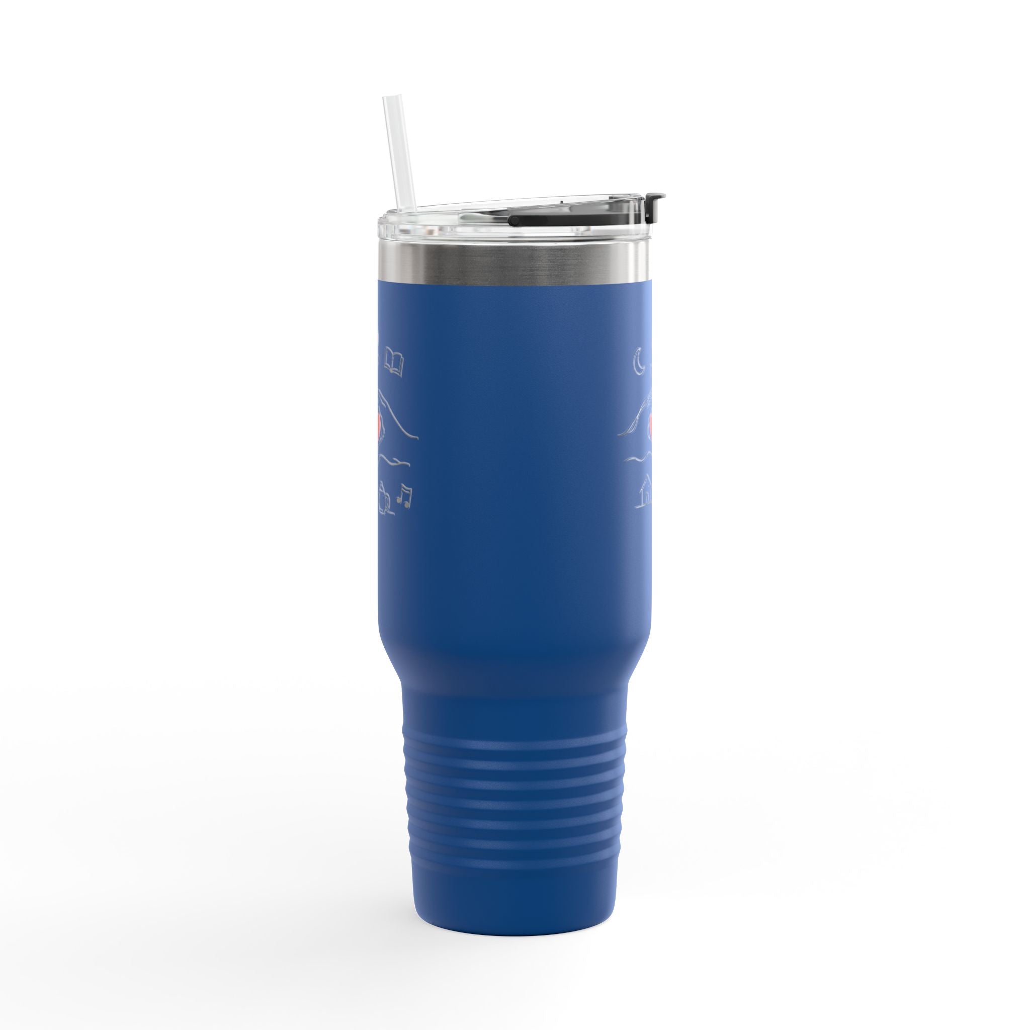 40oz Insulated Travel Mug — Heart & Home Sketch Design