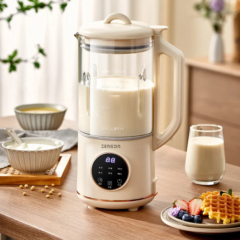 800ml Soy Milk Machine Electric Juicer Blender Mixer Soybean Milk Maker Wall Breaking Machine Rice Paste Maker Breakfast Machine - Merit Sell