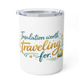 Insulated Coffee Mug — “Insulation Worth Traveling For” Travel Thermo Mug, 10oz
