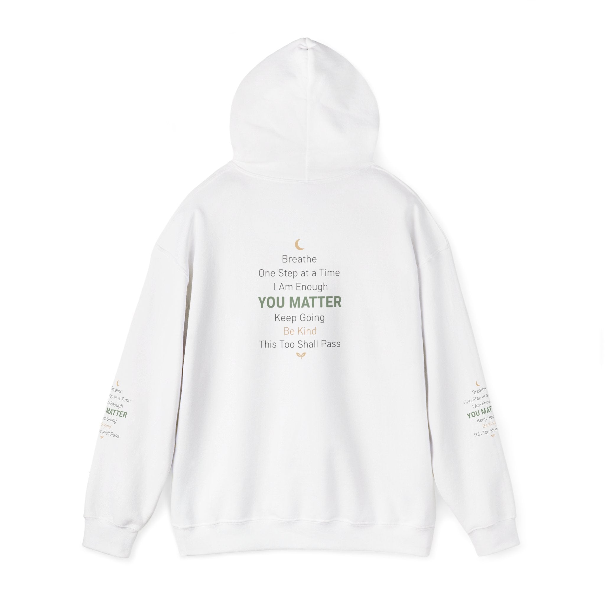 Inspirational 'You Matter' Hoodie — Positive Mental Health Message Sweatshirt