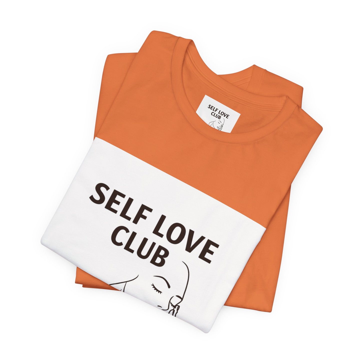 Self Love Club Tee — Minimal Line Art Women’s Wellness T-Shirt