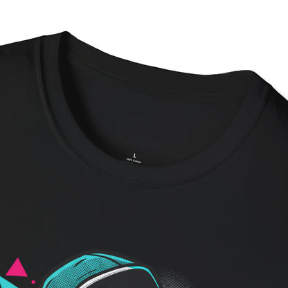 Pop Culture Remix T-Shirt — Retro Neon Hoodie Portrait Graphic Tee
