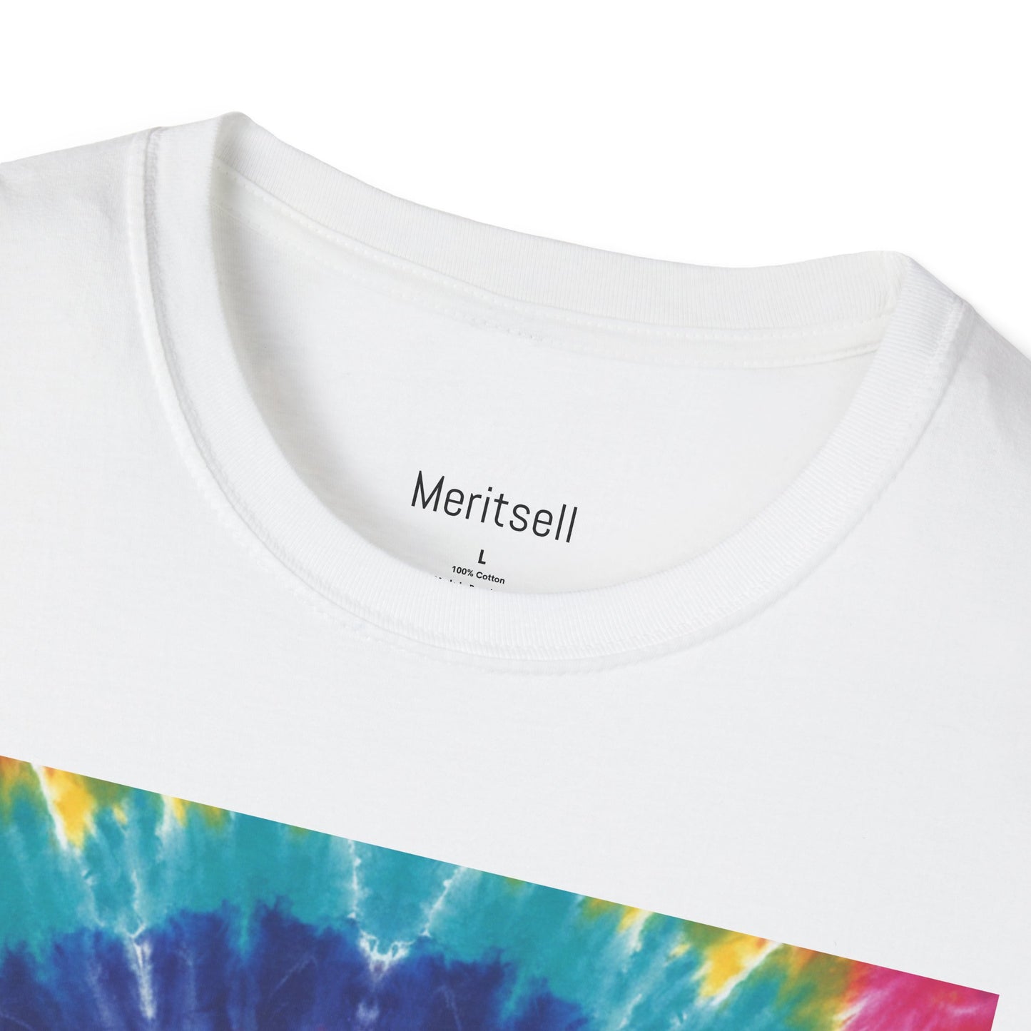 Tie-Dye Mandala T-Shirt — Colorful Retro Festival Tee