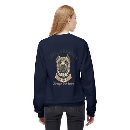Loyal Guardian Sweatshirt — "Strength with Heart" Dog Crewneck