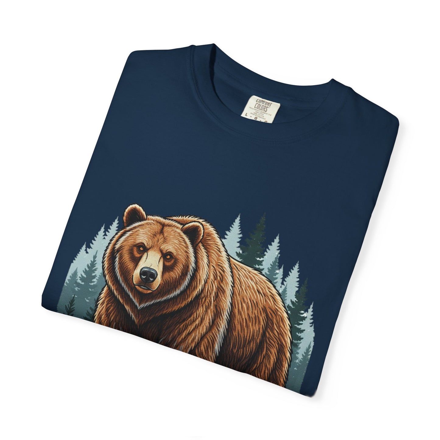 Bear Graphic T-Shirt — "Wild & Wise" Forest Adventure Tee