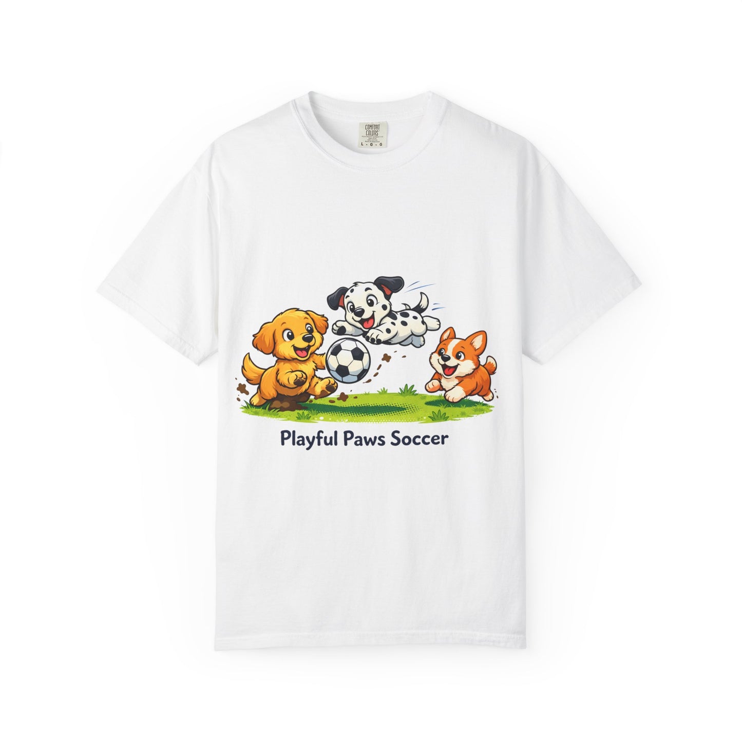 T-Shirt — Playful Paws Soccer Kids Tee