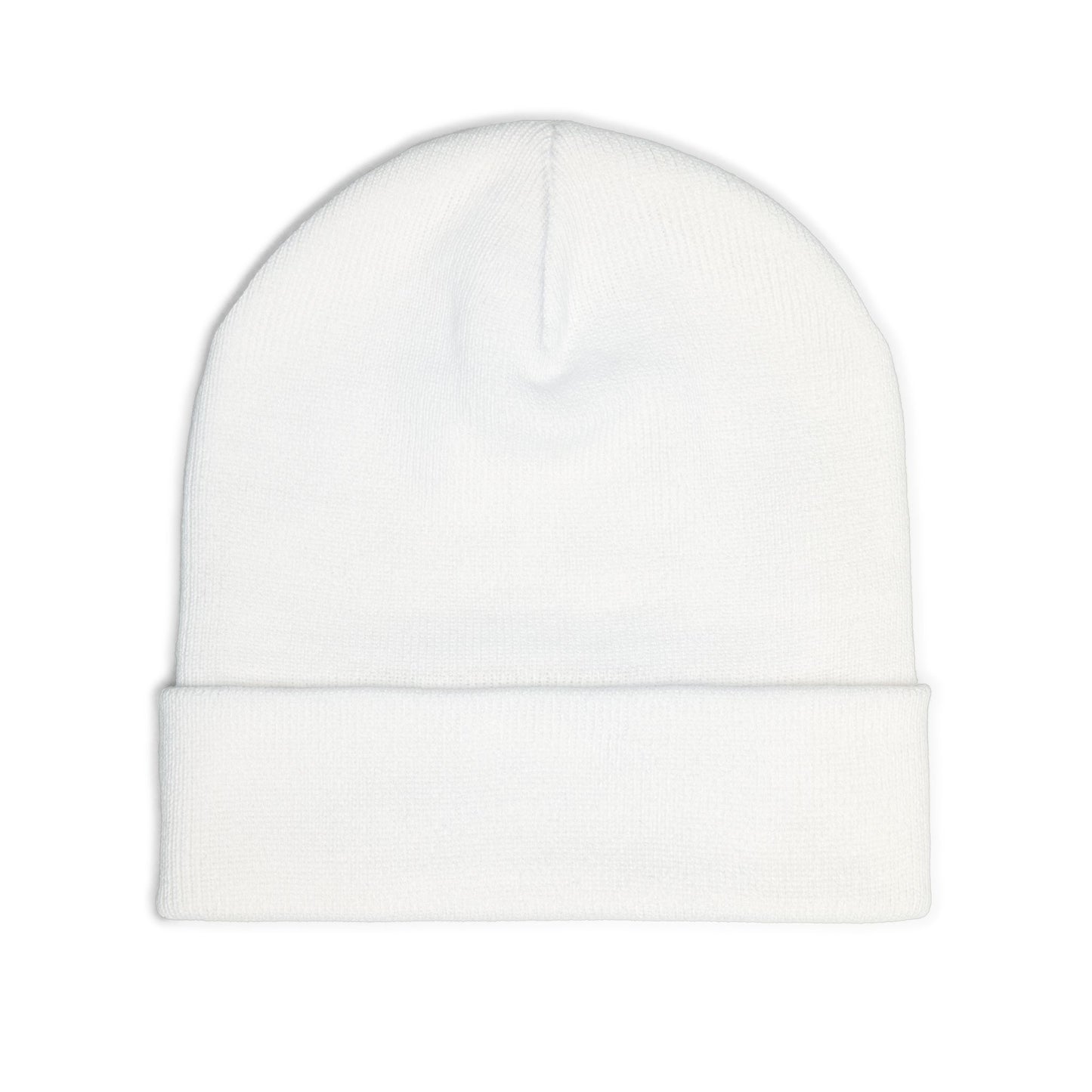 Embroidered 'Change' Knit Beanie — Minimalist Activist Winter Hat