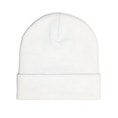 Embroidered 'Change' Knit Beanie — Minimalist Activist Winter Hat