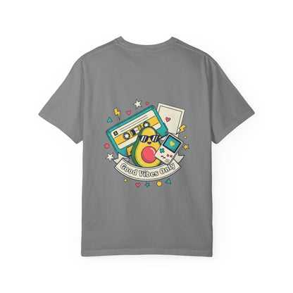 Good Vibes Only T-Shirt — Retro Cassette & Emojis Graphic Tee