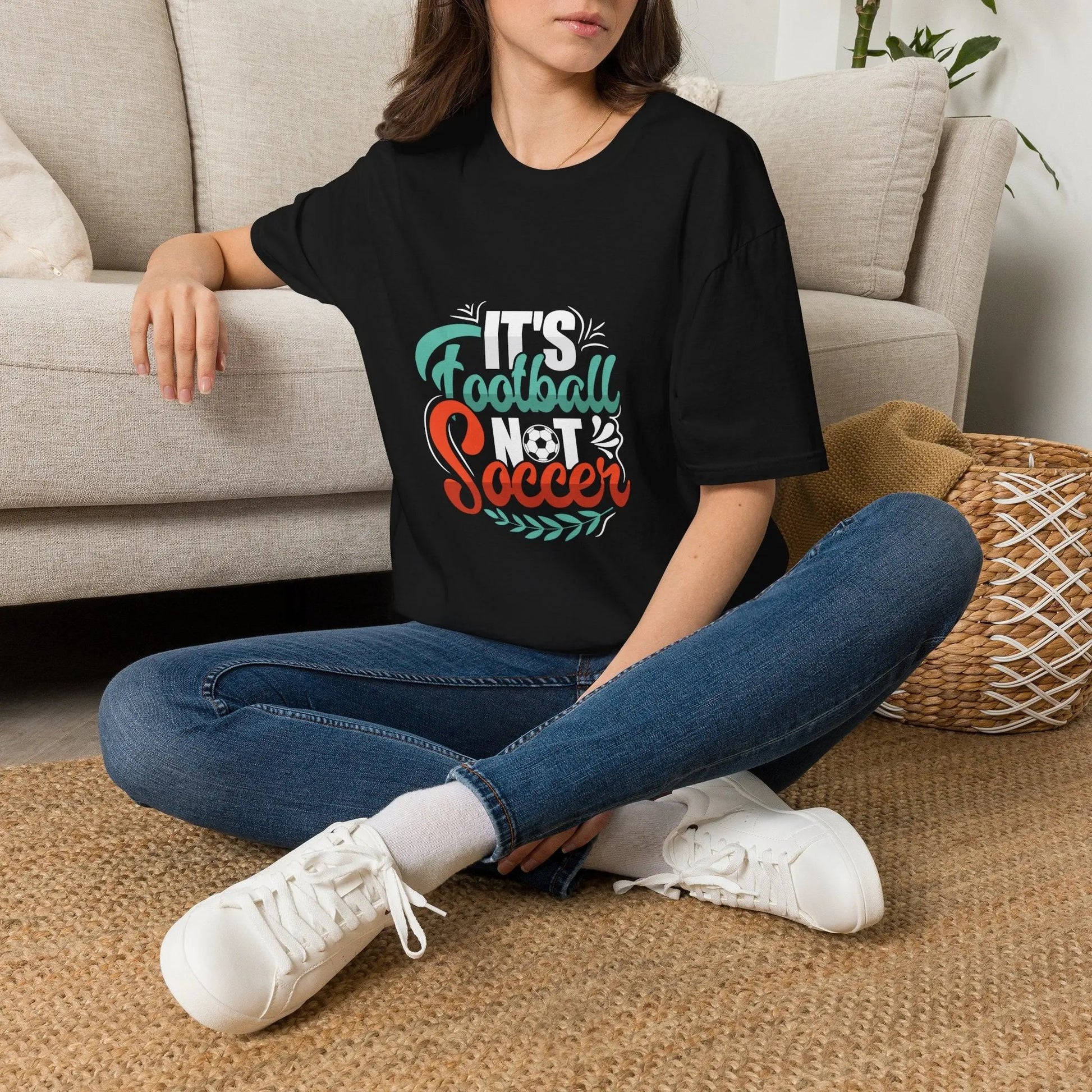 Football Soccer T-Shirt — Retro Script Soccer Tee for Fans & Players - Merit Sell