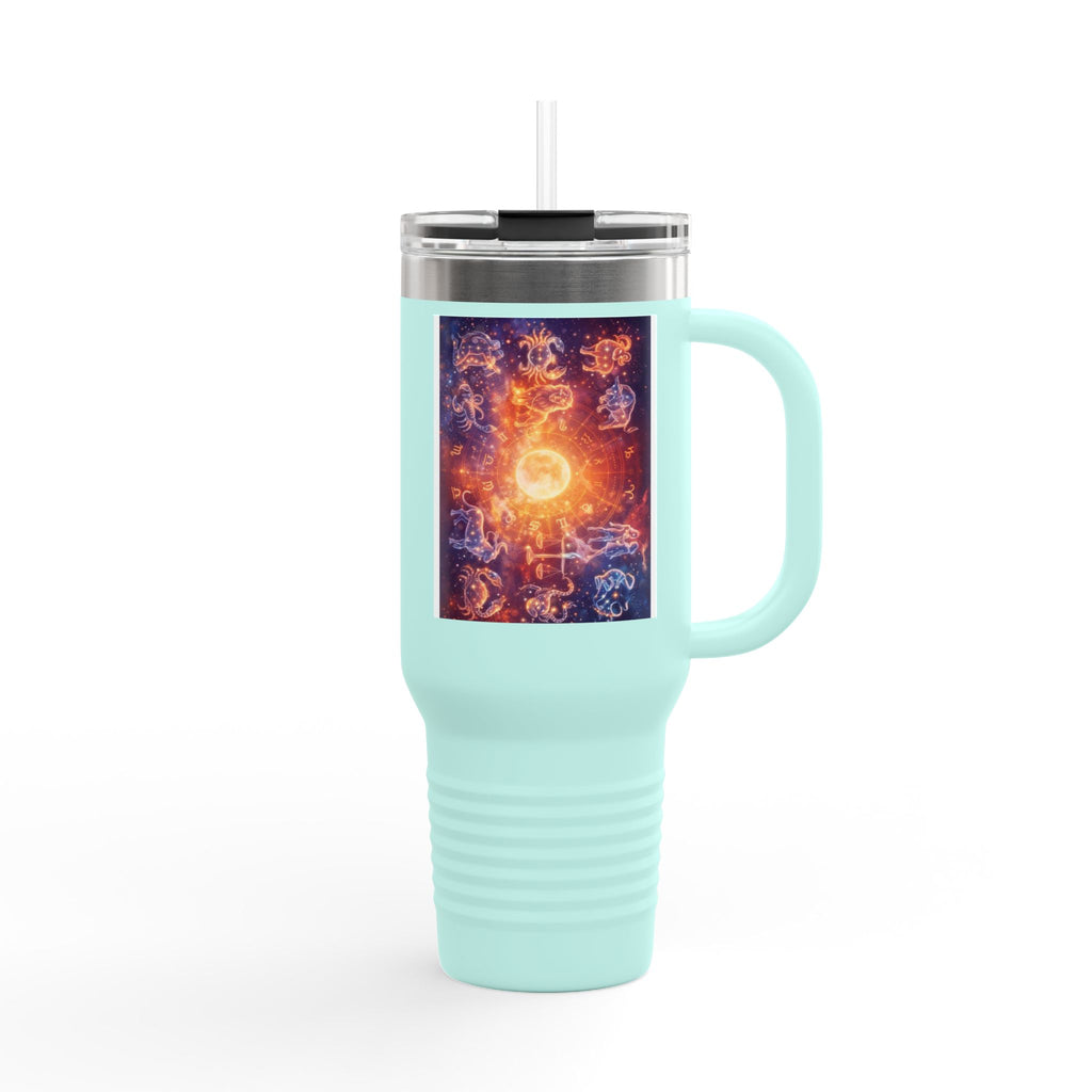 40oz Insulated Travel Mug — Cosmic Energy Zodiac Design