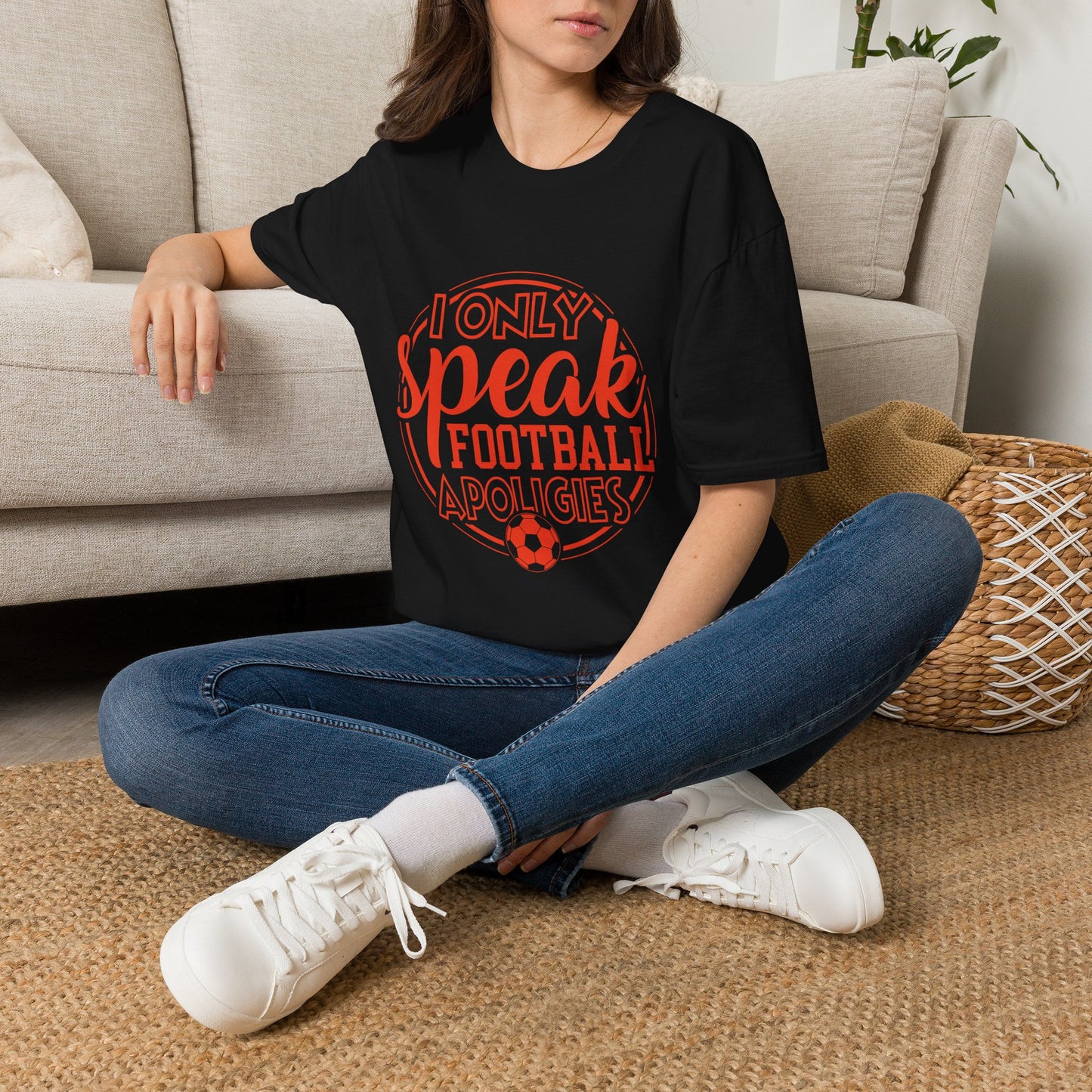 I Only Speak Football T-Shirt — Soccer Fan Graphic Tee - Merit Sell