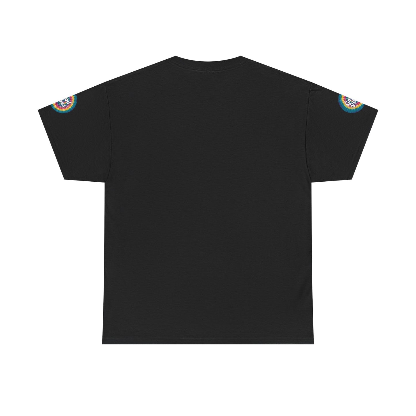 Good Vibes Tie-Dye Tee — Retro Rainbow Graphic T-Shirt