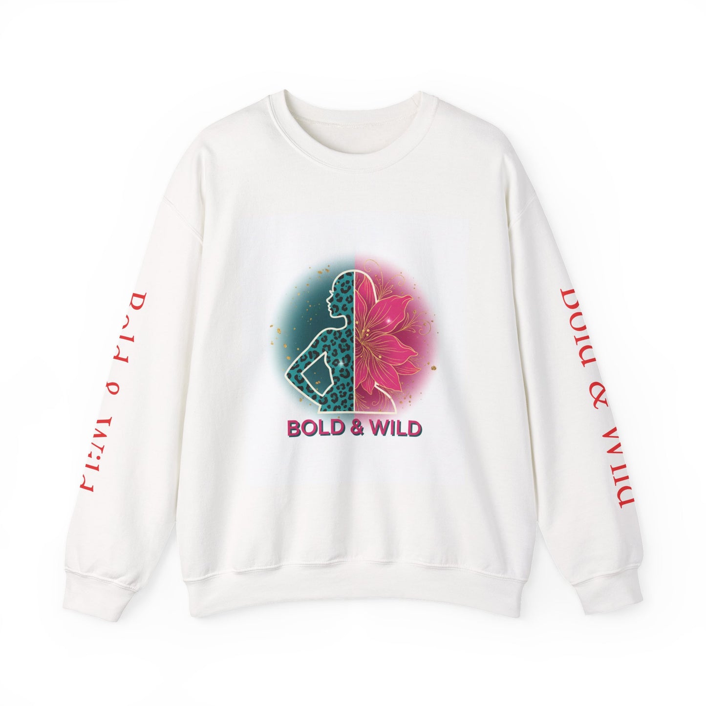 Bold & Wild Sweatshirt — Floral Leopard Graphic Crewneck
