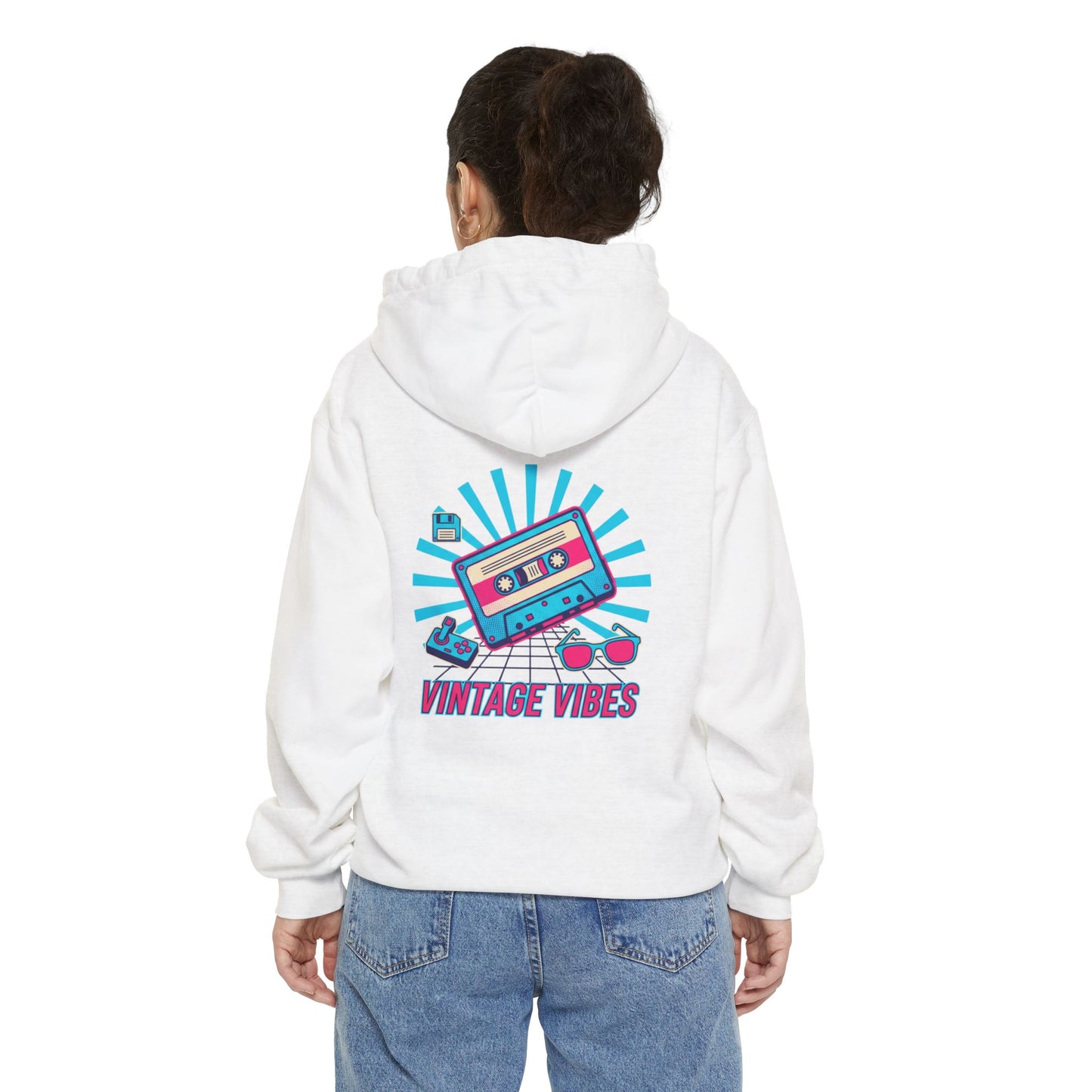 Hoodie — Retro Sunshine "Choose Kind" Graphic
