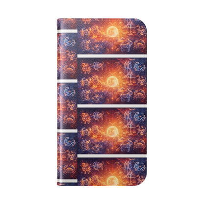 Sunrise Cosmos Flip Phone Case — Celestial Galaxy Wallet Flip Case