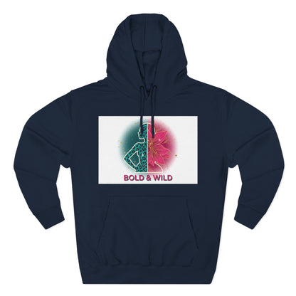 Bold & Wild Floral Hoodie — Women's Bold & Wild Graphic Fleece Hoodie