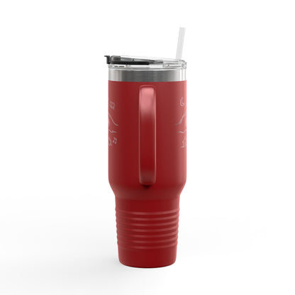 40oz Insulated Travel Mug — Heart & Home Sketch Design