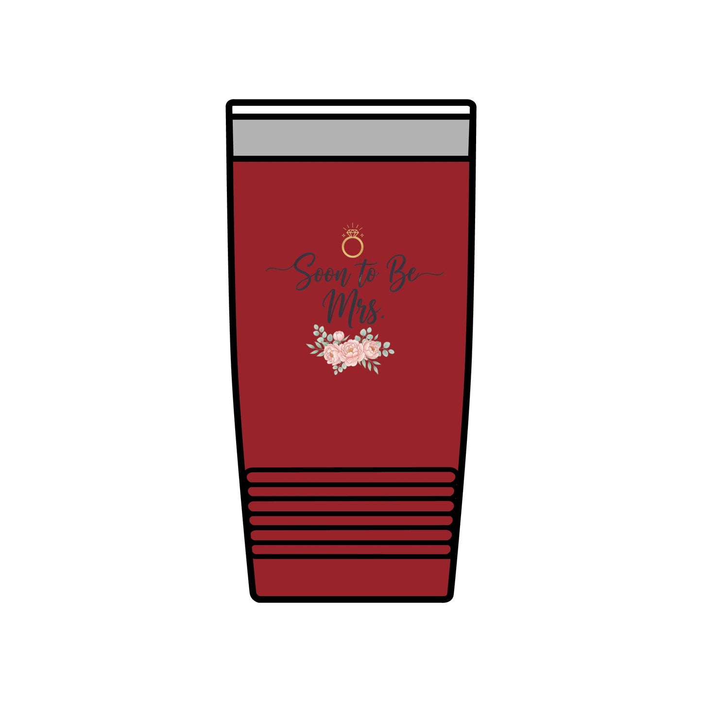 Soon to Be Mrs. 20oz Insulated Tumbler — Bridal Bachelorette Gift