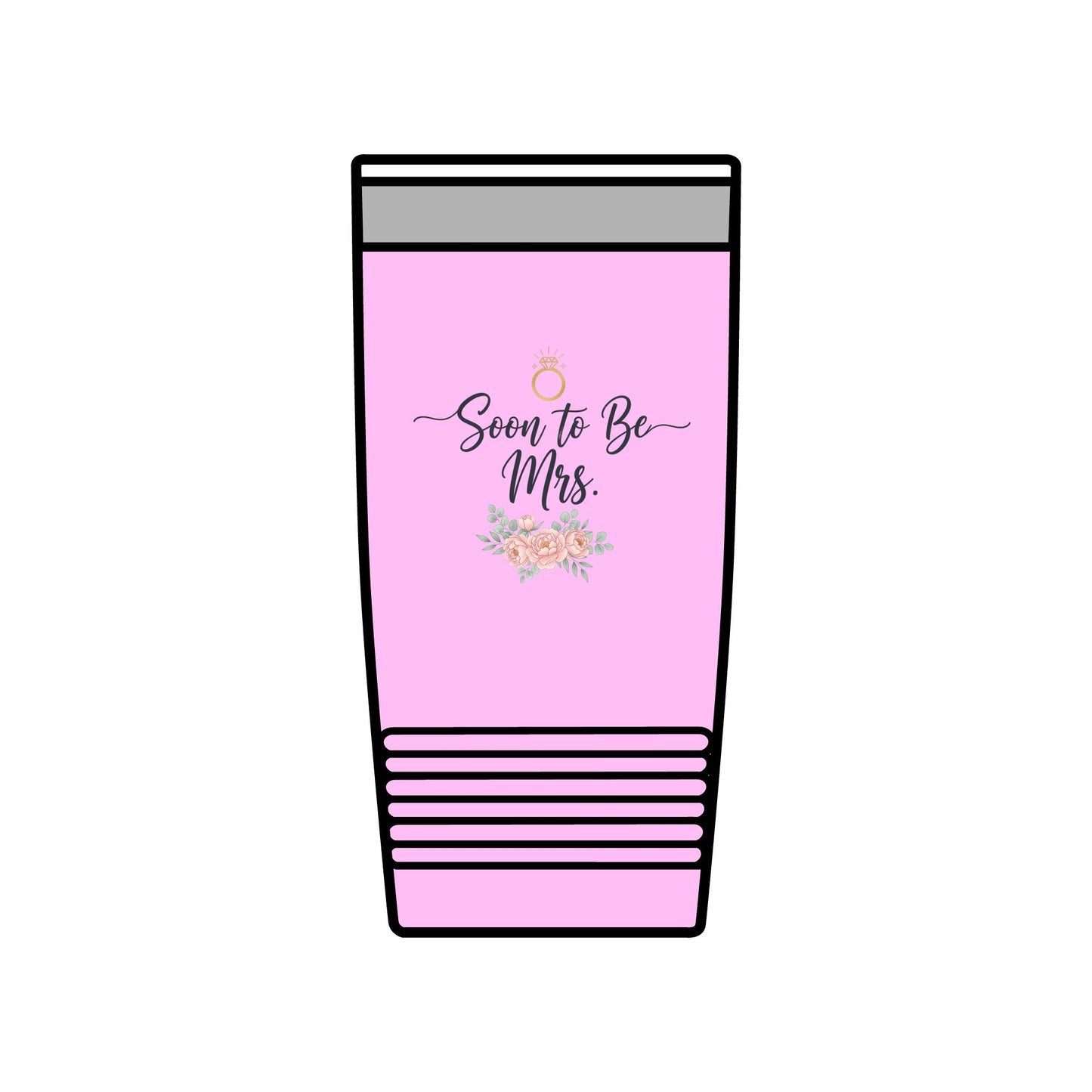 Soon to Be Mrs. 20oz Insulated Tumbler — Bridal Bachelorette Gift