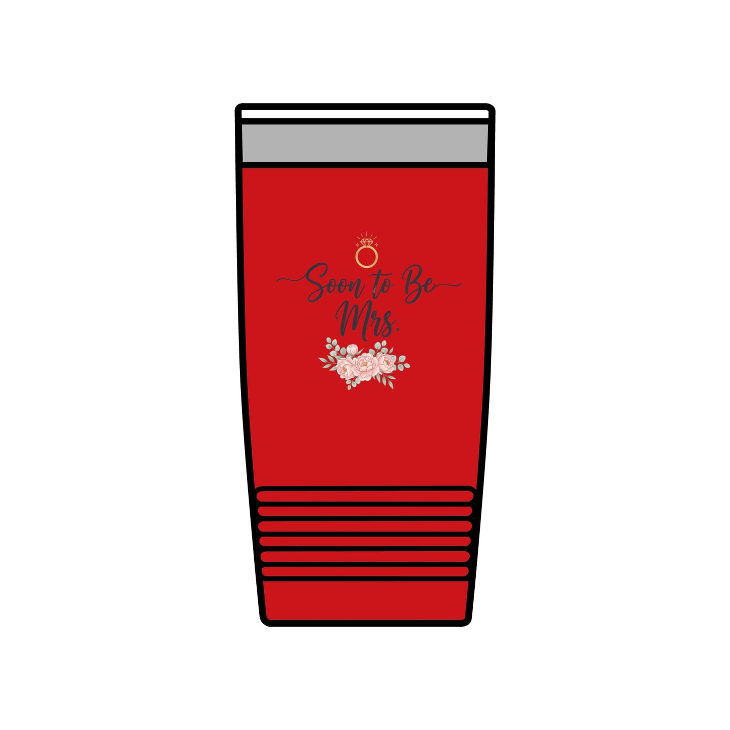 Soon to Be Mrs. 20oz Insulated Tumbler — Bridal Bachelorette Gift