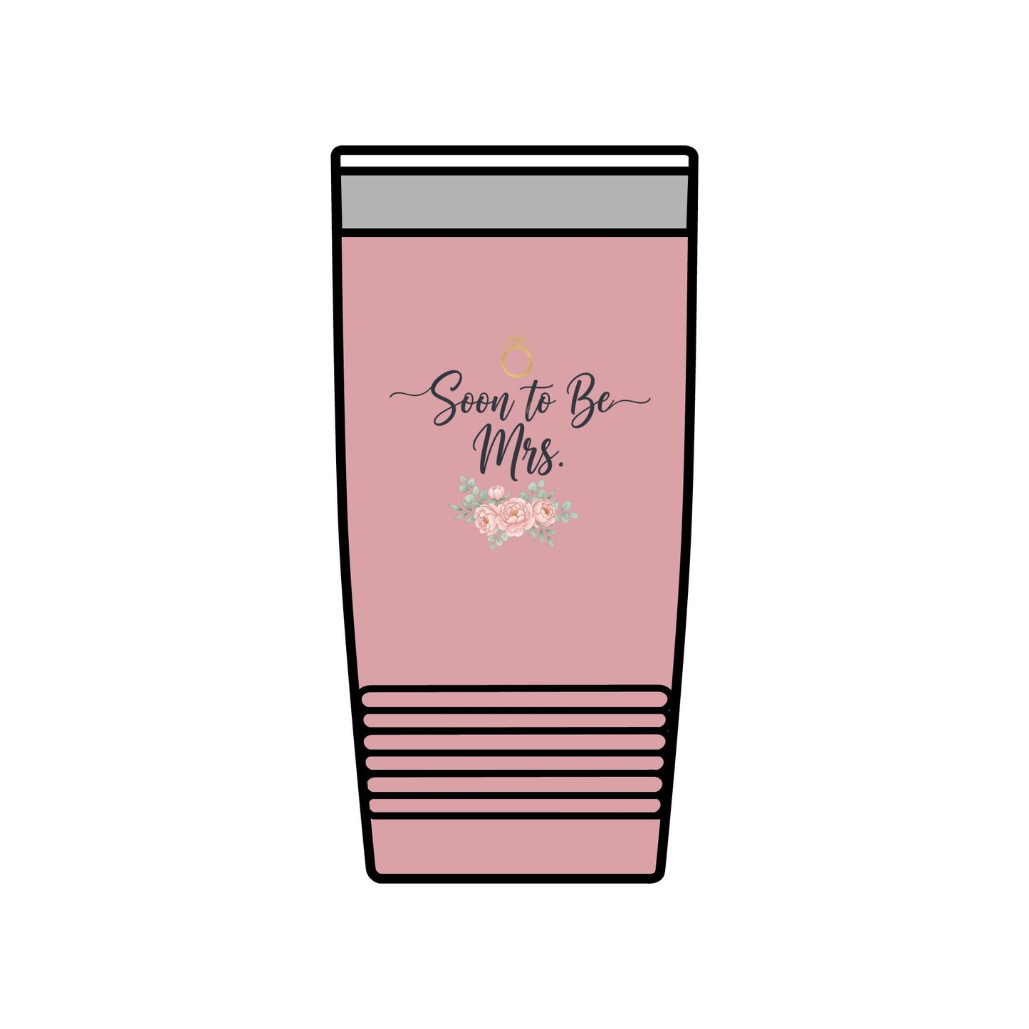 Soon to Be Mrs. 20oz Insulated Tumbler — Bridal Bachelorette Gift