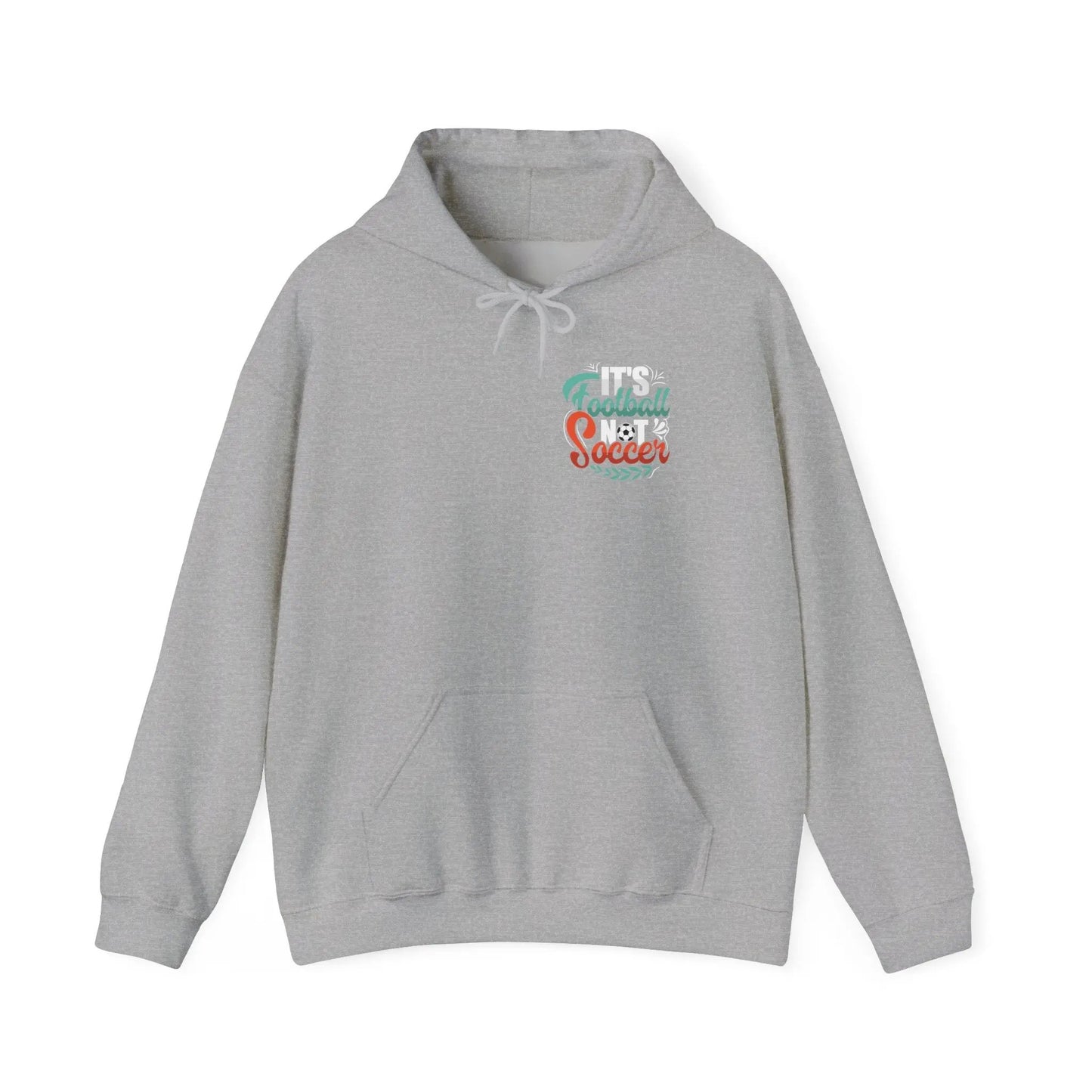 Soccer Football Hoodie — Retro Script 'Football Soccer' Pullover - Merit Sell