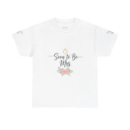 Soon to Be Mrs. Tee — Bridal Engagement Shirt with Floral Ring Design