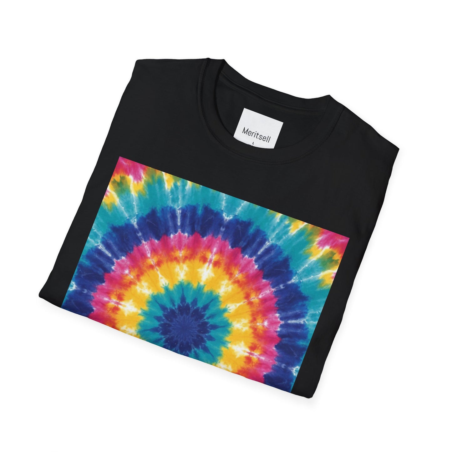 Tie-Dye Mandala T-Shirt — Colorful Retro Festival Tee