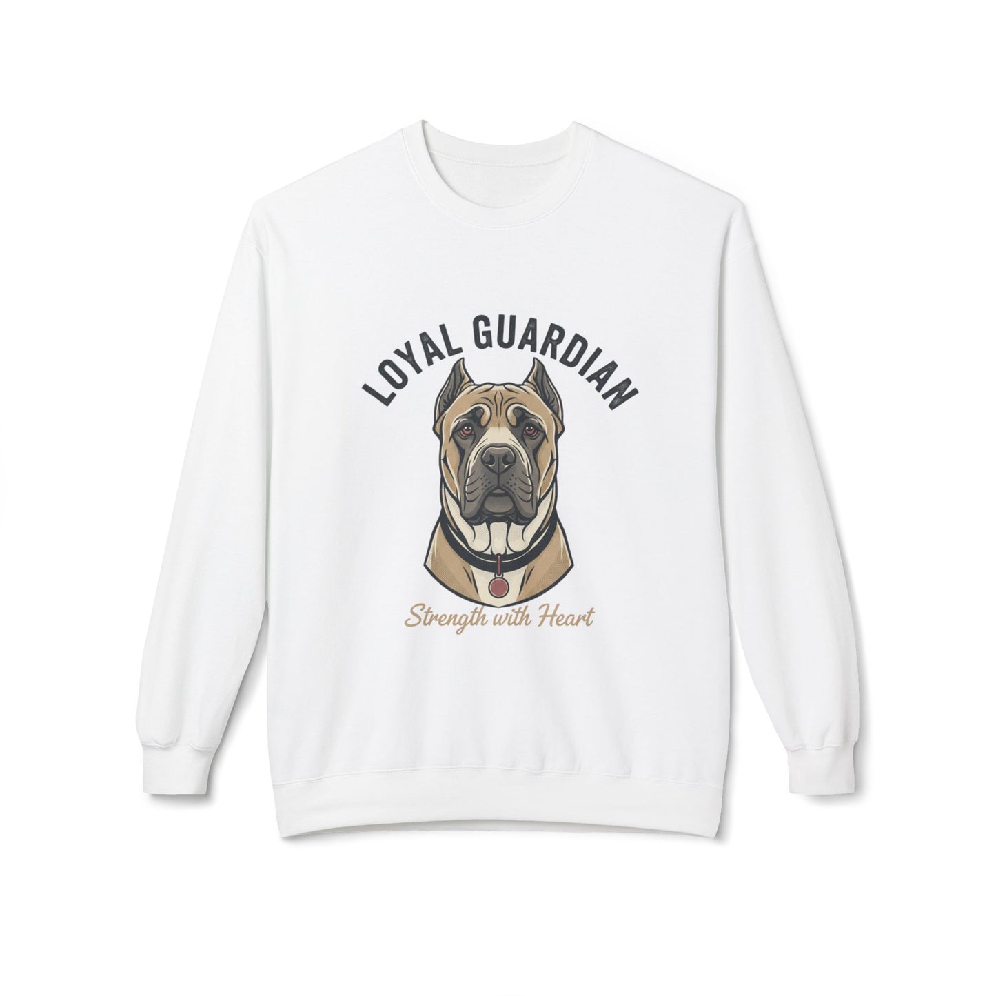 Loyal Guardian Sweatshirt — "Strength with Heart" Dog Crewneck