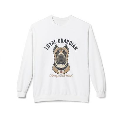 Loyal Guardian Sweatshirt — "Strength with Heart" Dog Crewneck