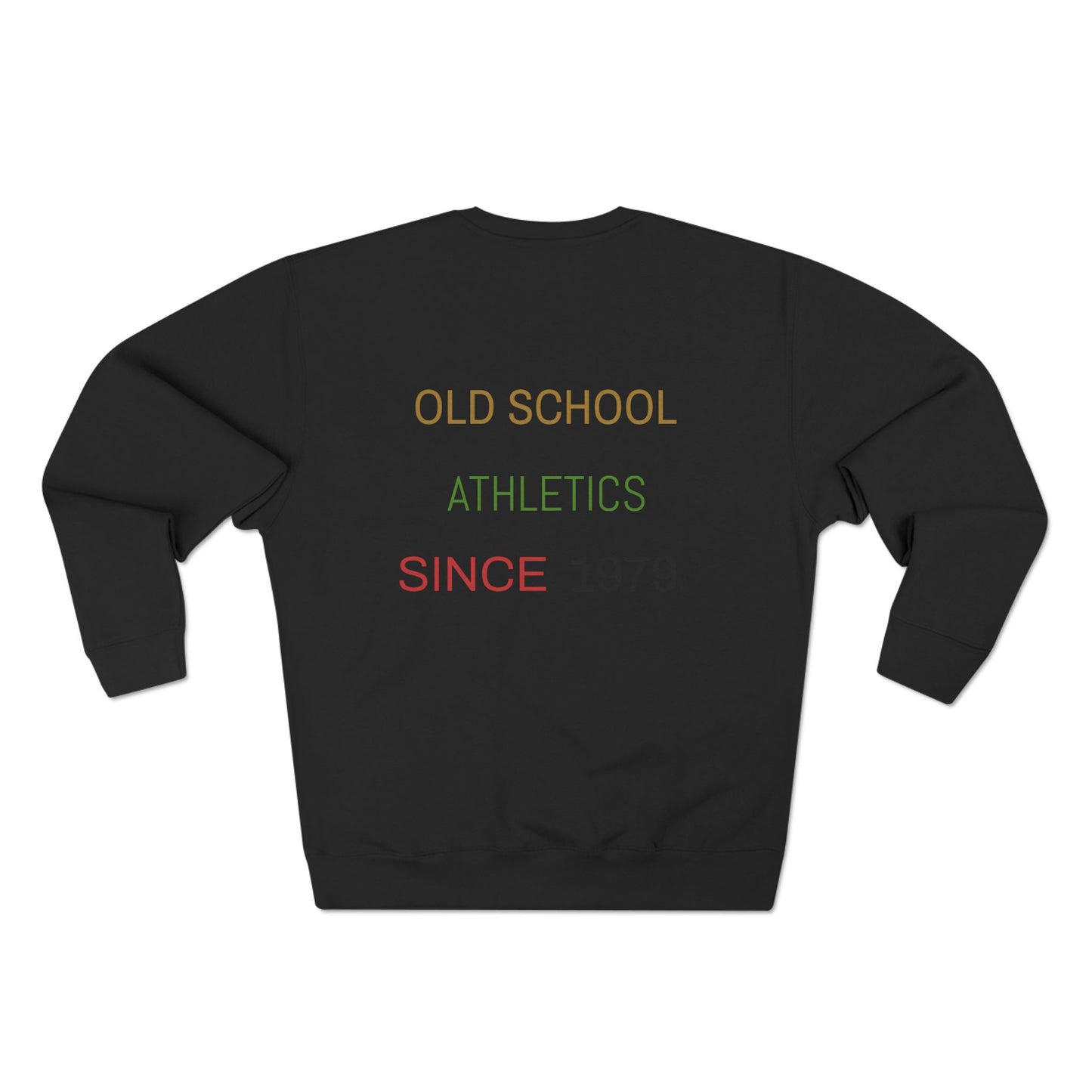 Vintage Surf Crewneck Sweatshirt — "Old School Athletics" Graphic