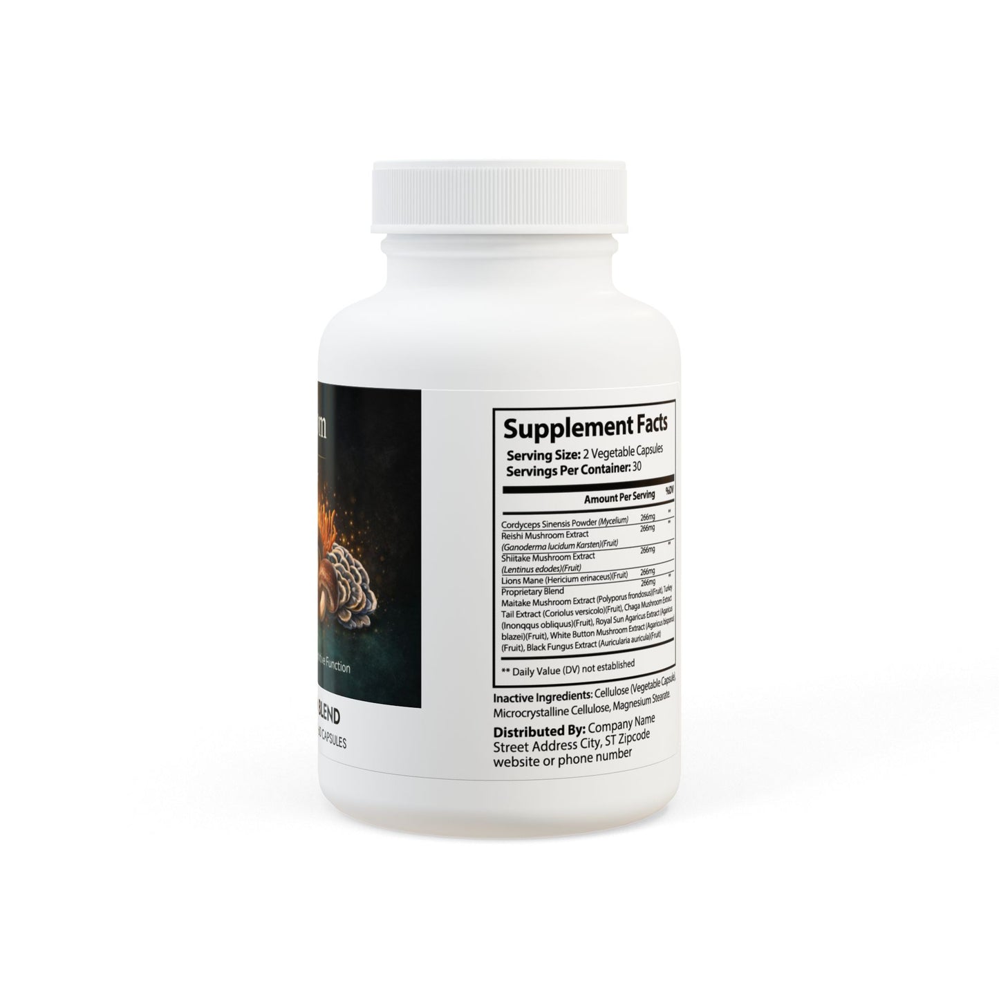 Mushroom Blend Supplement (60 Capsules)