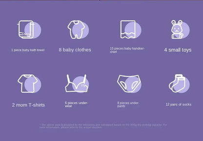 8L Portable Folding Washing Machine Bucket for Clothes Socks Underwear Cleaning Washer Portable Small Travel Washing Machine - Merit Sell