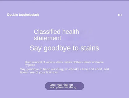 8L Portable Folding Washing Machine Bucket for Clothes Socks Underwear Cleaning Washer Portable Small Travel Washing Machine - Merit Sell